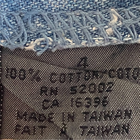 VINTAGE LIZWEAR 80s Jeans High Waisted Tapered Legs Light Wash Pockets Sz 4 - Picture 6 of 6